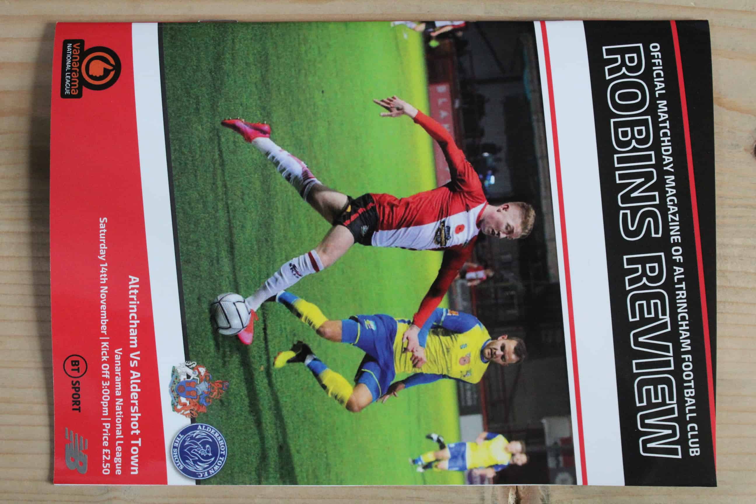 Altrincham v Aldershot Town F.C